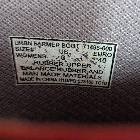 Bogs Urban Farmer Red Rain Snow Waterproof Boots Lace Up Women’s Size 9 - Picture 8 of 11